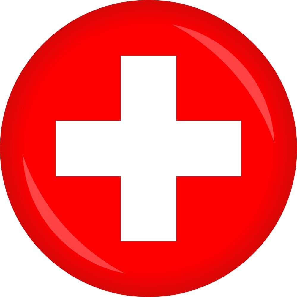 Button-Flagge-Schweiz